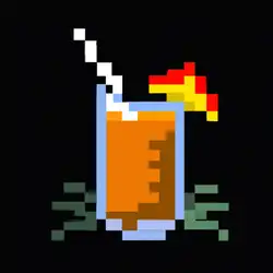 Une image de Pixelated Beach Party - image générée par IA (DALL-E)