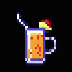 Une image de Recette de cocktail Galaxy Blaster : le mélange explosif de gin et de Fanta Orange - image générée par IA (DALL-E)