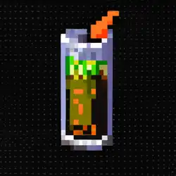 Une image de Pixel Pêche Cola Explosion - image générée par IA (DALL-E)