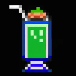 Une image de Pixelated Brain Freeze Cocktail - image générée par IA (DALL-E)