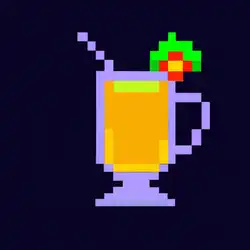 Une image de Pixel Party Cocktail - image générée par IA (DALL-E)