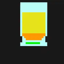Une image de La recette du Cocktail Atari Sprite : un mélange rétro geek et rafraîchissant - image générée par IA (DALL-E)