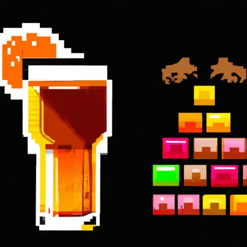 Une image de Recette de cocktail Atari Haribo : le mélange sucré - image g énérée par IA (DALL-E)