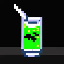 Une image de Recette de cocktail Amigasprite : une explosion de saveurs rétro-geek en bouche - image générée par IA (DALL-E)