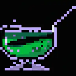 Une image de La recette du Galaxian Boost - Une explosion de saveurs pour un cocktail intergalactique - image générée par IA (DALL-E)