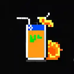 Une image de Electro-Oranges Cocktail - image générée par IA (DALL-E)