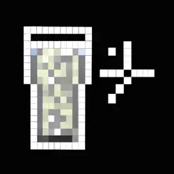Une image de La Recette du Pixel Cocktail: un mélange original de whisky et de sirop de pêche - image générée par IA (DALL-E)
