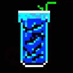 Une image de Le Pixel Fizz Cocktail - image générée par IA (DALL-E)