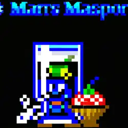 Une image de La recette du Mariosaure, un cocktail entre Mario et les fraises Tagada - image générée par IA (DALL-E)