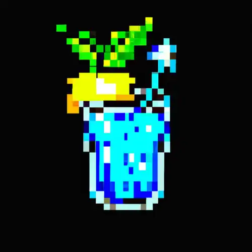 Une image de Recette de cocktail Pixel Mix Pomme-Ananas
