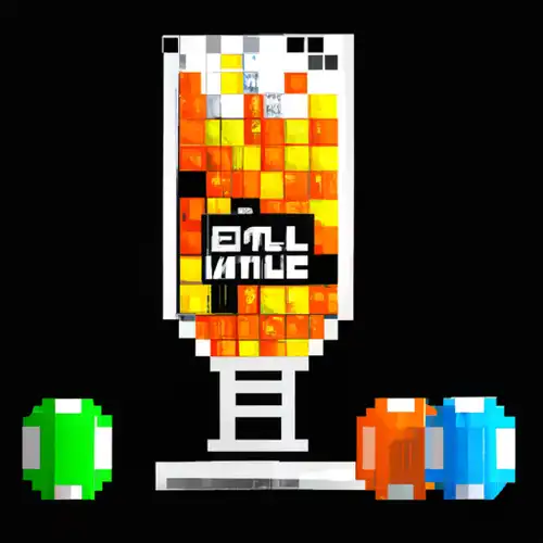 Une image de Recette de cocktail Commodore Malibu Orange Nerds - image générée par IA (DALL-E)