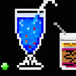 Une image de La recette du Bueller's Blueberry Blast - Une recette de cocktail qui rend hommage à Ferris Bueller - image générée par IA (DALL-E)