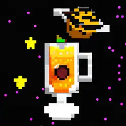 Une image de Recette du cocktail Galactic Mango Bartender - image générée par IA (DALL-E)